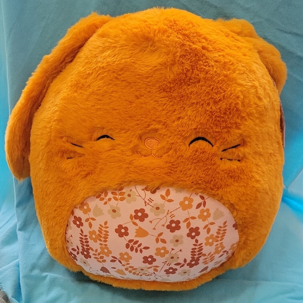 🆕️ FuzzAMallows by Squishmallows Doral the caramel bunny 12"
